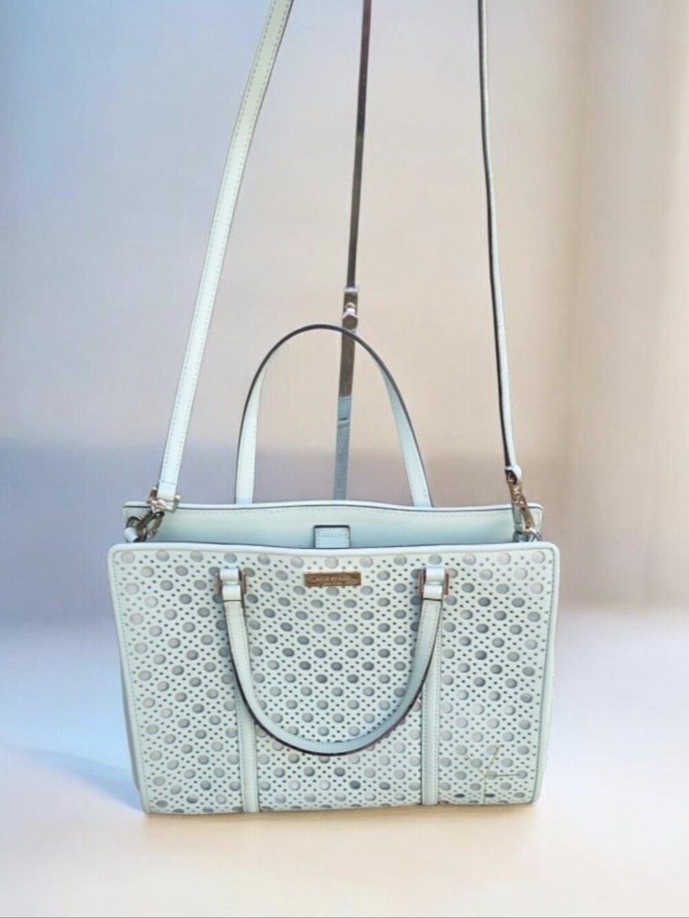 Kate Spade New York NEWBURY LANE CANING ROMY SATCHEL- EUC